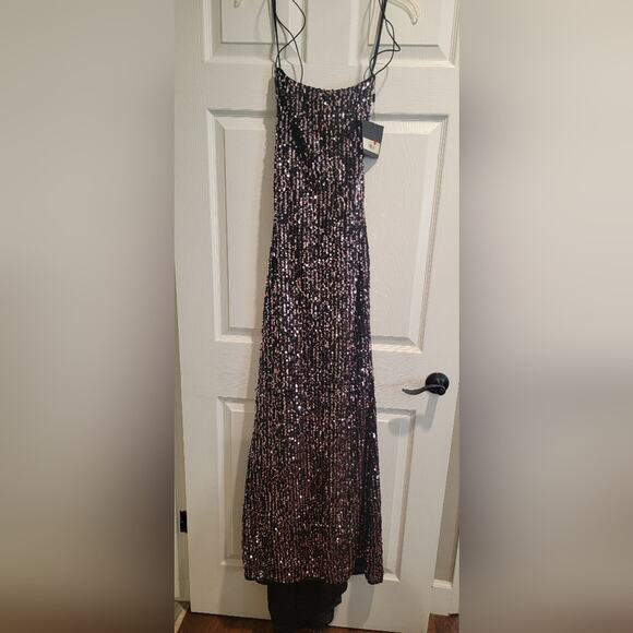 NWT MAC DUGGAL 26444 DRESS NWT IN BLACK ROSE SIZE 0 - Picture 8 of 9